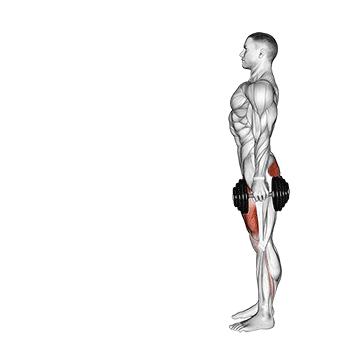 Zancadas con mancuernas